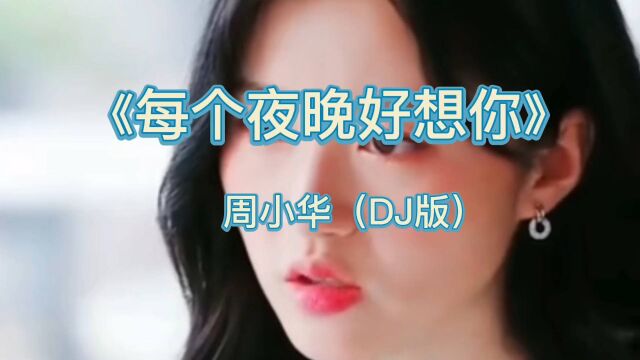 伤感情歌《每个夜晚好想你》周小华(DJ版)非常好听.