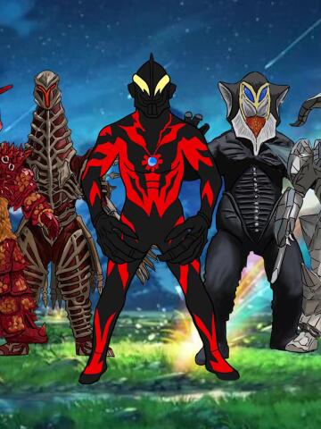 黑暗大军vs奥特六兄弟,你支持哪一队?