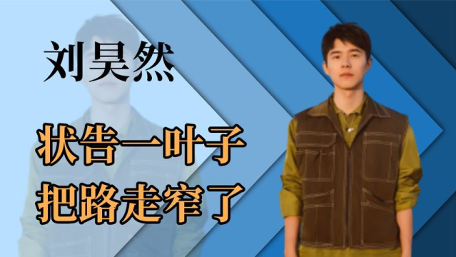 刘昊然维权一叶子获赔20万,评论区颠覆三观,观众:把路走窄了