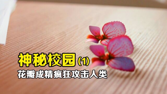 神秘校园:神秘花瓣袭击城市,嗜血成性还能无限繁殖!上集