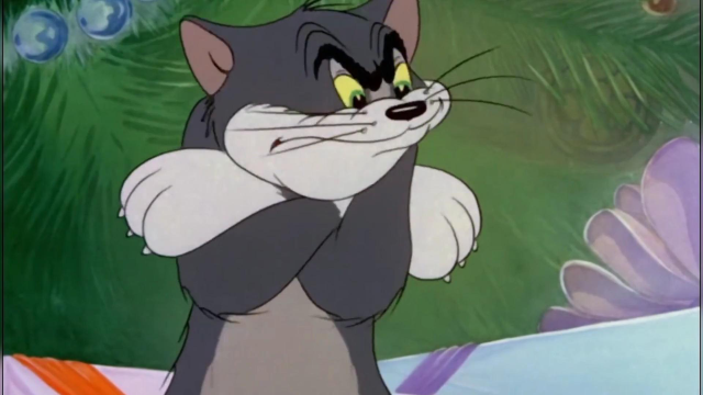 动漫搞笑配音猫和老鼠,面对柔情似水的杰瑞,汤姆猫变得那么可爱了,看