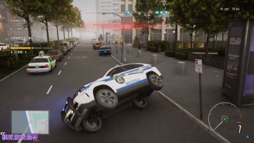 警察模拟巡警游戏系列：准备下班回去车开飞起来了