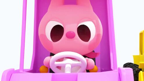 迷你特工队动画系列:迷你特工队露西来游乐场玩旋转猩猩,学习英语颜色