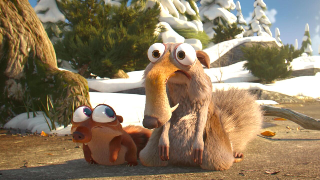 冰河世纪里的小松鼠终于当爸爸了,这个系列你们肯定没看过 07_腾讯