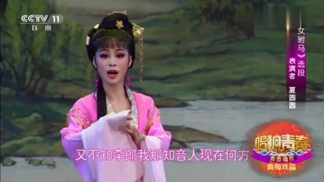 黄梅戏《女驸马》 夏圆圆这一段唱绝了