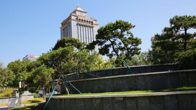 西安小寨闹市2万平米土地不盖高楼建口袋公园,让城市多一片绿色