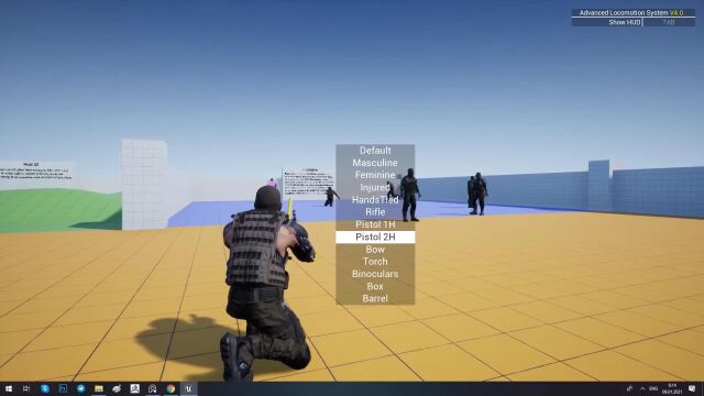 半机械人钢骨雇佣兵角色Unreal Engine游戏素材 演示视频 RRCG