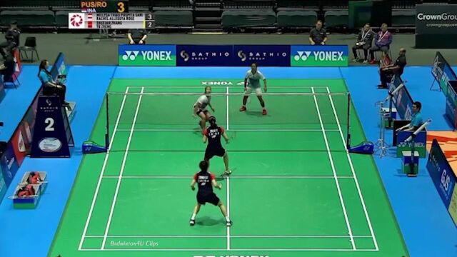 Meilysa SariRachel Allessya Rose (INA) vs ZhangZheng Yu (CHN) 