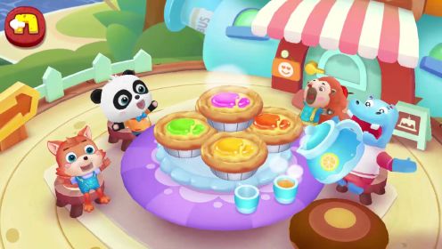 宝宝巴士亲子游戏第97集：妙妙开蛋糕店了，跟着妙妙一起做甜品吧