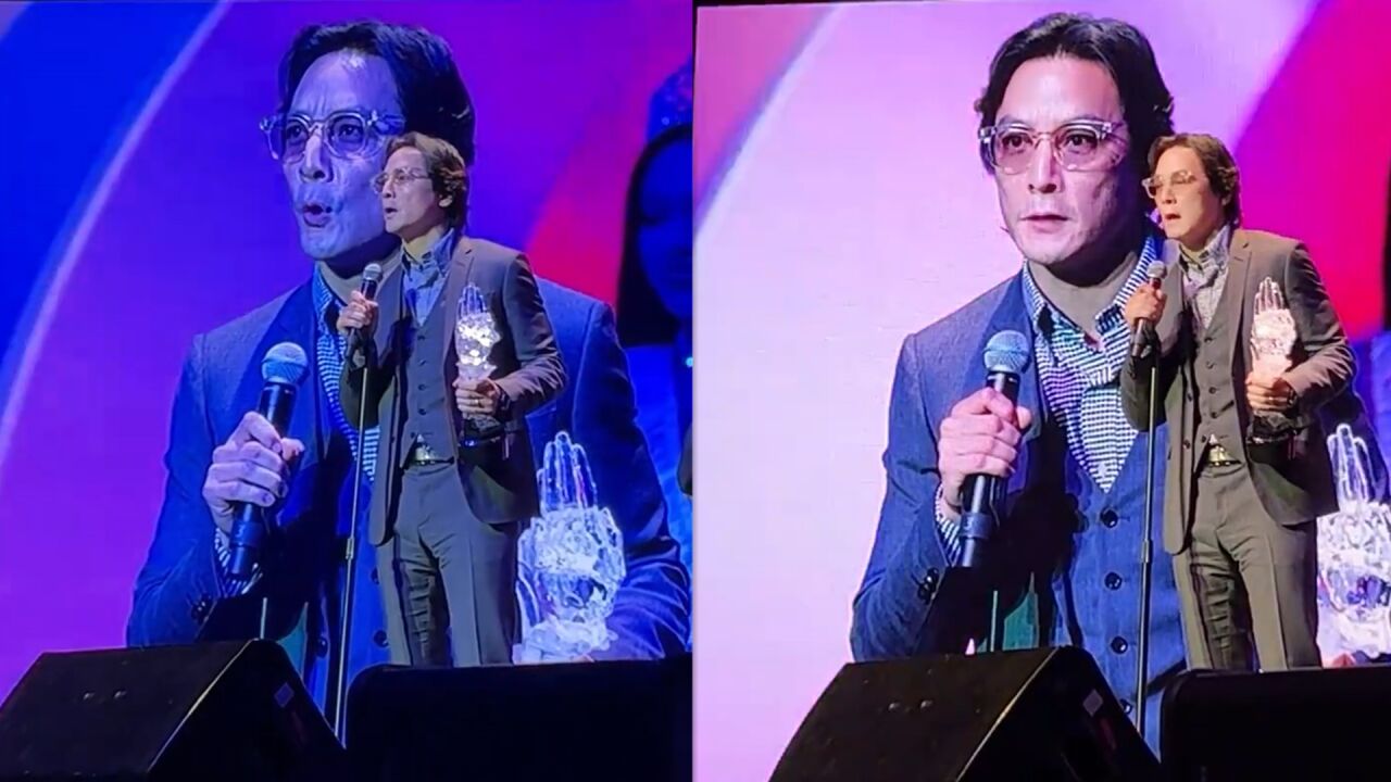 48岁吴彦祖近况曝光!意外撞脸主持人李咏,模样大变认不出_腾讯视频