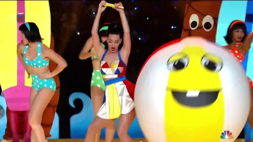 【凯蒂·佩里】开麦爆表，水果姐Katy Perry超级碗中场秀