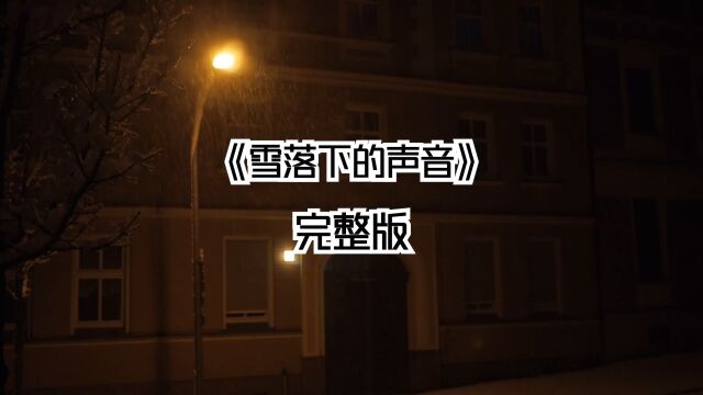 《雪落下的声音》完整版