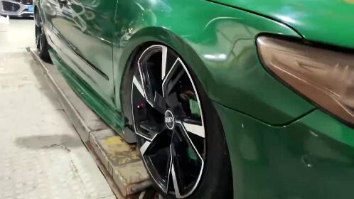 老款大众cc改装airbft气动避震低趴姿态案例