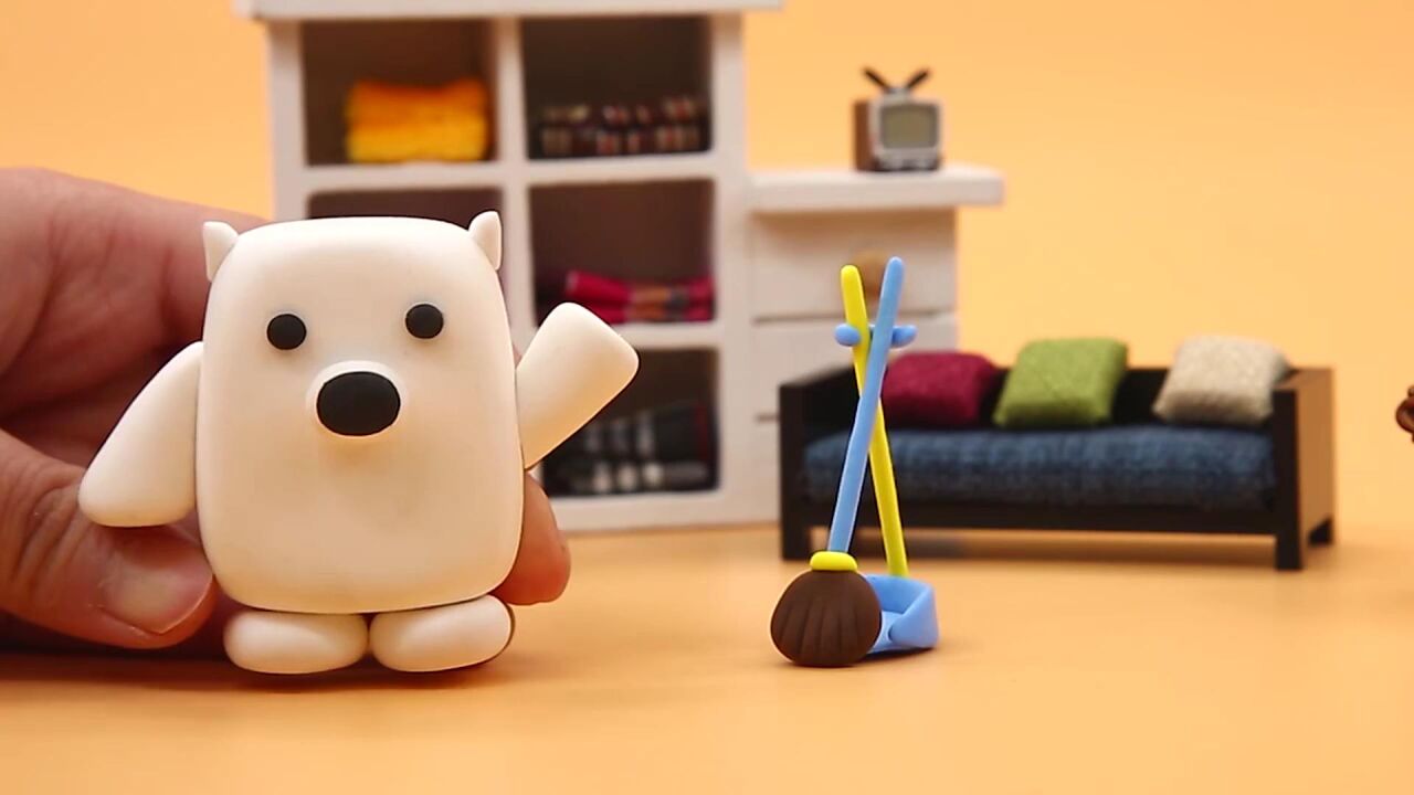 方块熊黏土创意工坊158:春节快到了,我们一起来用黏
