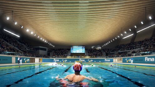巴黎2024奥运会水上运动场馆 AQUATICS CENTRE PARIS 2024 
