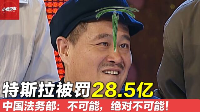 特斯拉在韩被罚28.5亿,中国法务部:不可能,绝对不可能!