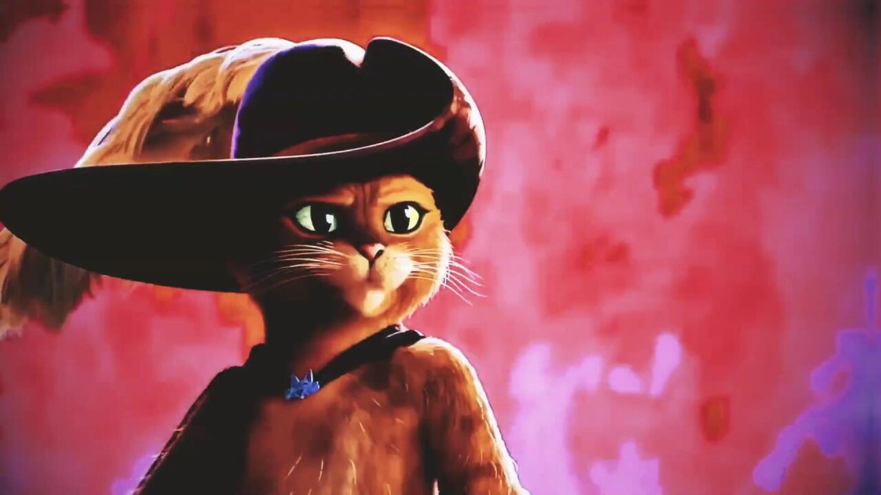 《穿靴子的猫》这该死的张力和体型差—死神狼x靴猫