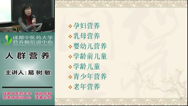 营养师全套教程 4人群营养 孕妇01