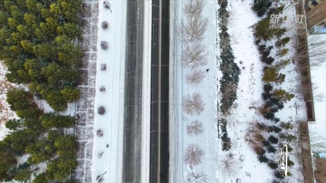 瞰中国|内蒙古锡林浩特:瑞雪倾城