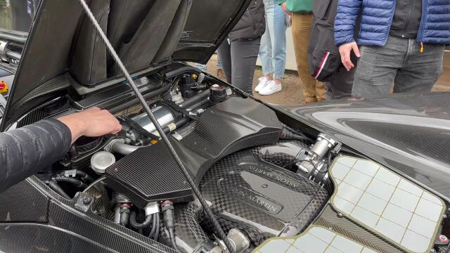 FULL CARBON Aston Martin Valkyrie ON THE ROAD!