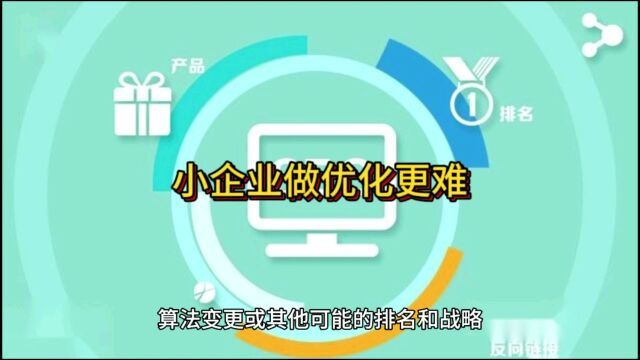 为什么小企业做优化更难