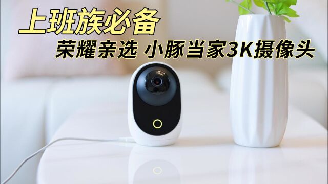 荣耀亲选小豚当家3K摄像头:小孩萌宠远程看护神器