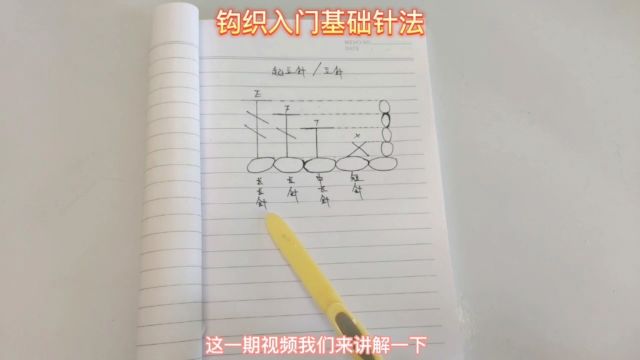 钩针入门基础针法教程