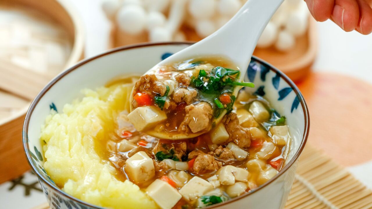 浇汁土豆泥【宝宝辅食】