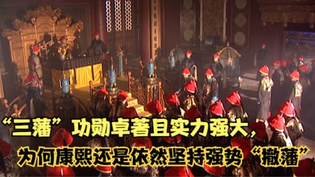 “三藩”功勋卓著且实力强大,为何康熙还是依然坚持强势“撤藩”