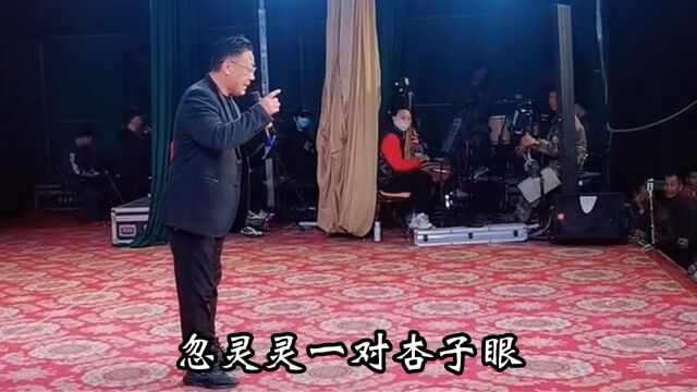 豫东红脸王索文化清唱《夸美人》台下观众掌声不断