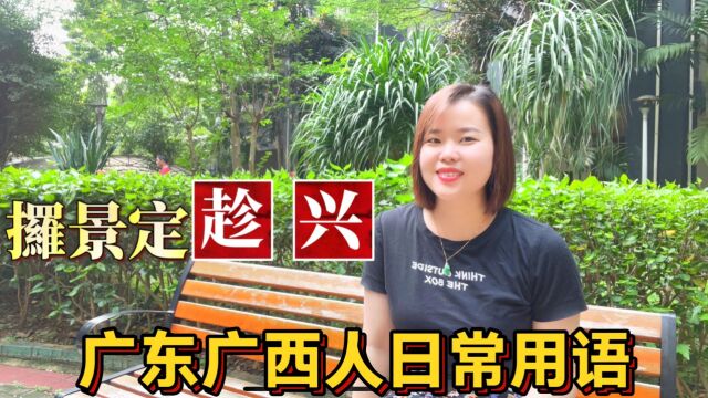 广东广西人请回答:攞景定赠庆是什么意思?说了多年这对了吗