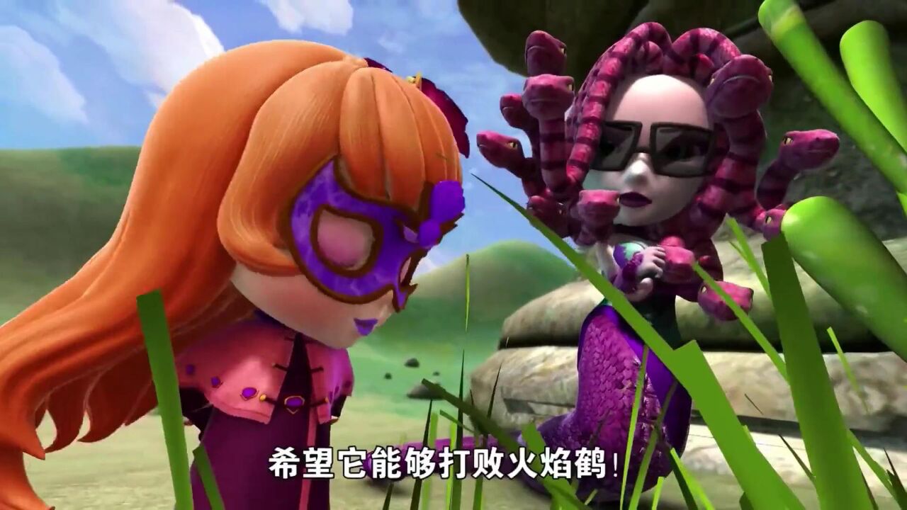 猪猪侠:火焰鹤寻找猪猪侠,却意外碰到怪兽,决斗一触即发!