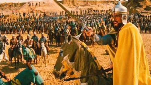 十字军第三次东征，萨拉丁4万人血战十字军12万人，英王一败涂地