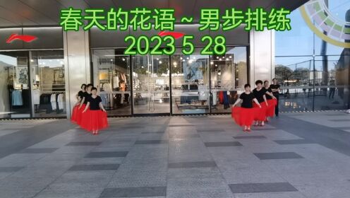 蓝色天使舞蹈原创中三～春天的花语～排练2023 5 28