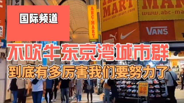 不吹牛,世界湾级城市群里东京湾到底有多厉害,看来我们要努力了