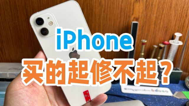 iPhone用户买得起手机却修不起手机?是从什么时候开始的