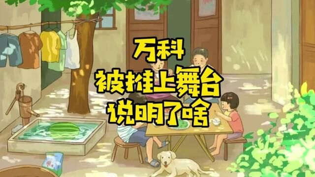 万科又被传言推上台说明了啥?这和三十年的市场有啥关系? #经济学 #房地产 #市场经济学 #理论 #缺陷