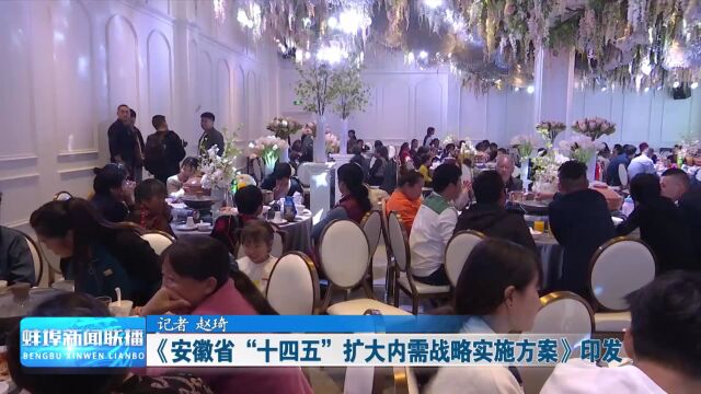 《安徽省“十四五”扩大内需战略实施方案》印发