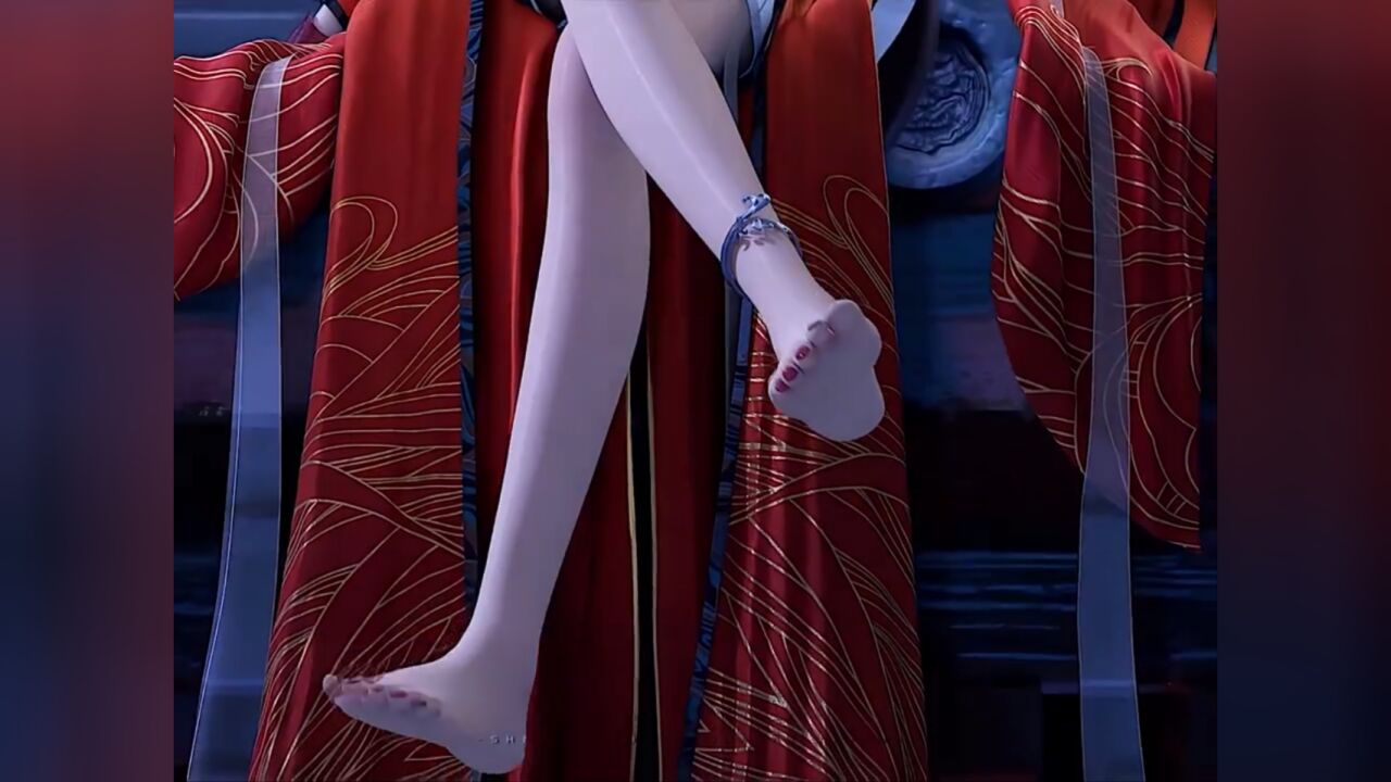 二郎腿翘到心坎里了选哪个好呢 国漫女神