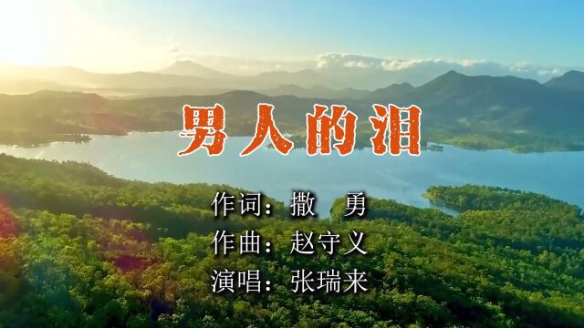 男人的泪 作词:撒 勇 作曲:赵守义 演唱:张瑞来 录音:王玉真 混缩:张瑞来