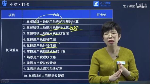 注册会计师税专题九 土地使用税、房产税、耕地税3