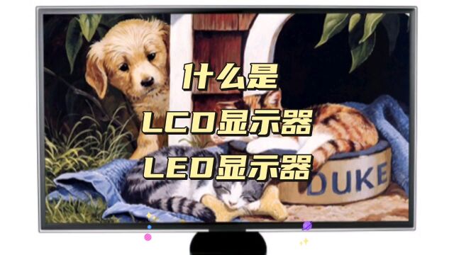 什么是led和lcd液晶显示器