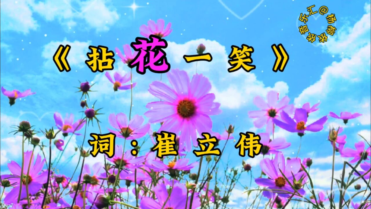 流行歌曲 《拈花一笑》优美动听的旋律,真是太好听了!