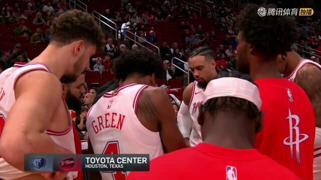 NBA常规赛：灰熊vs火箭中文解说全场回放
