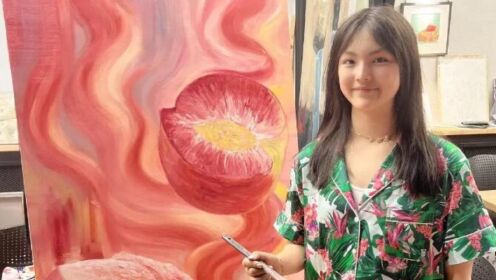 李湘晒王诗龄暑假新作品，画功了得获美术生认可，被曝卖了一百万