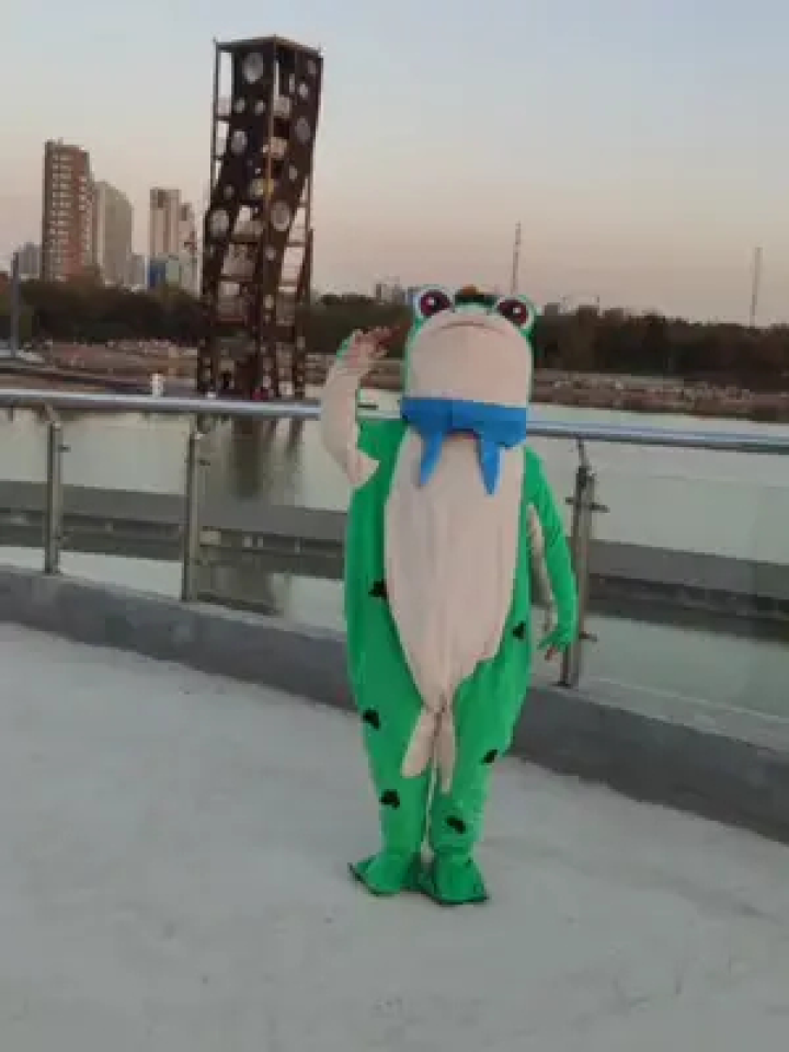 青蛙人#科目三舞蹈 #网红青蛙 #有趣的灵魂 #哈哈哈娱乐一下 #一学