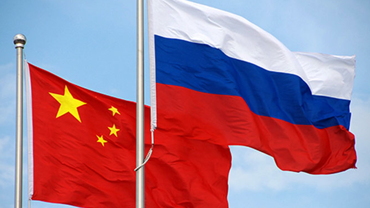 中俄国旗超清图片