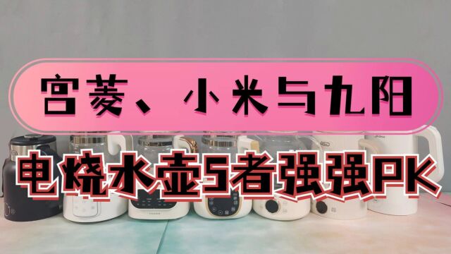 电烧水壶哪个牌子好?火爆的美的、宫菱、小米等五款测评对比