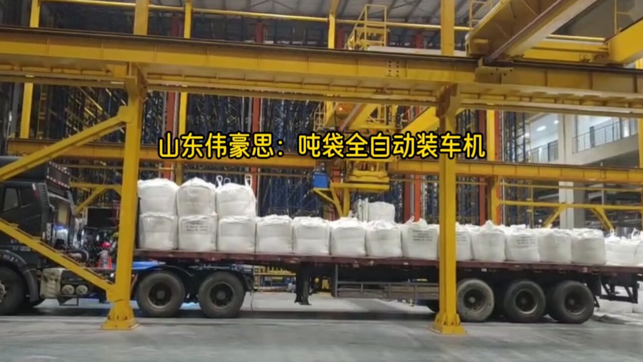 硫酸钠吨袋装车机 全自动吨包装车机现场