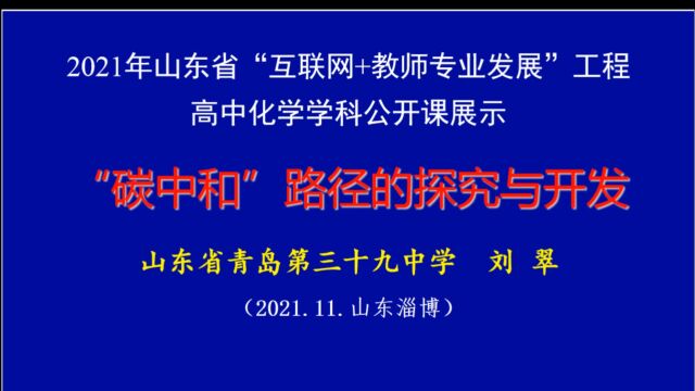 碳中和路径的探究与开发